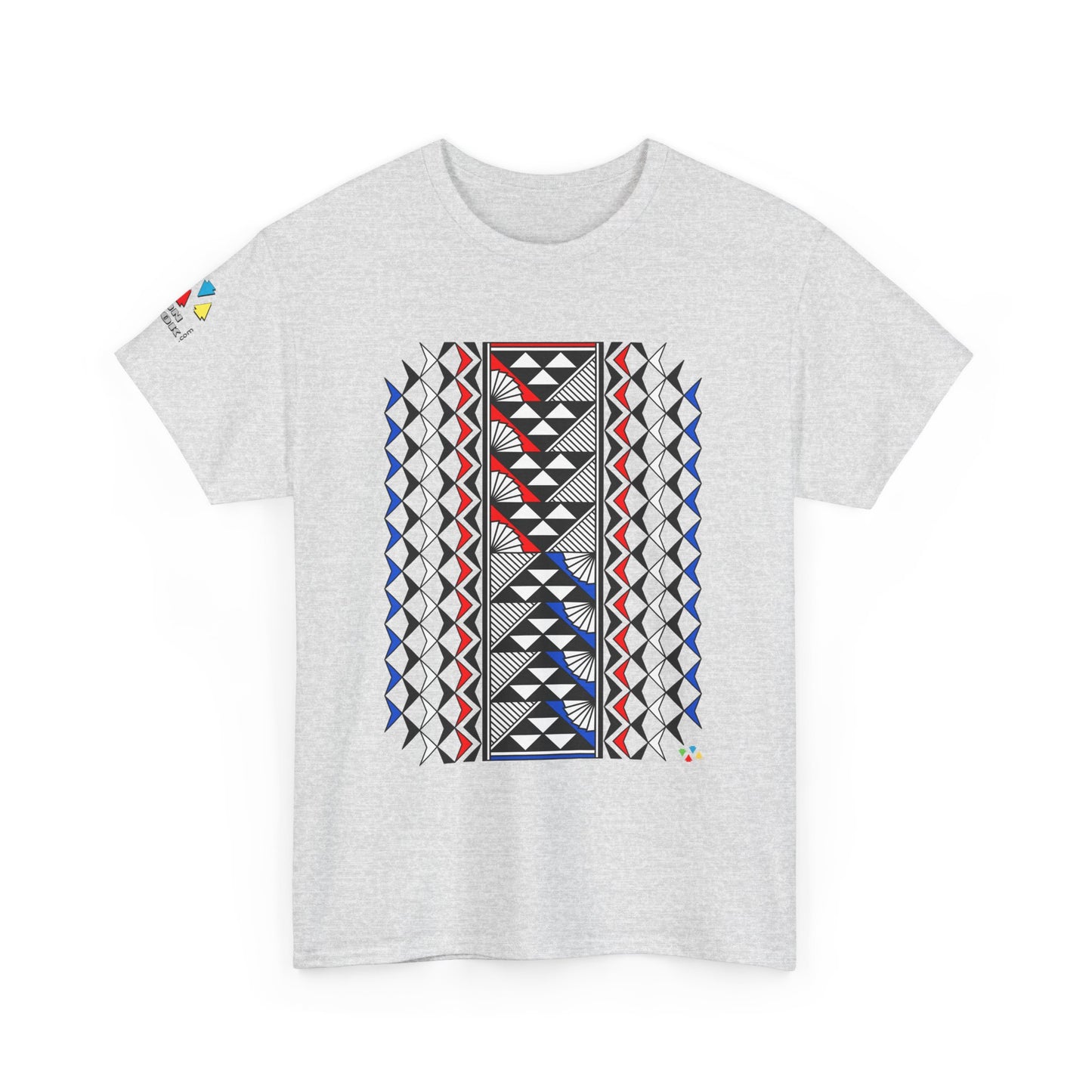 Sun and Rain in Red/White/Blue Gildan Unisex Tee