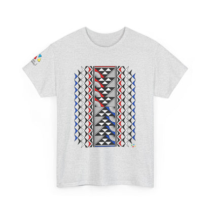 Sun and Rain in Red/White/Blue Gildan Unisex Tee