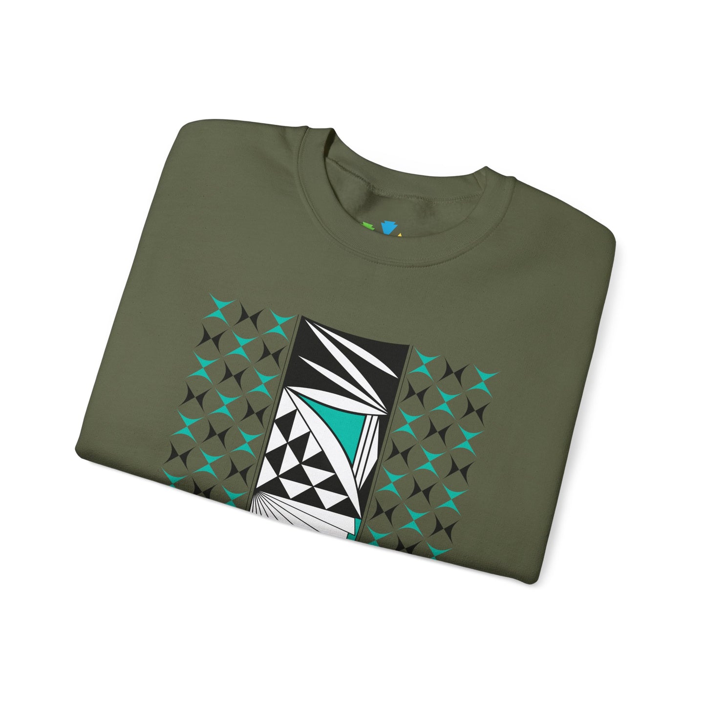 Southwest Sunrise in Aqua Unisex Sweatshirt