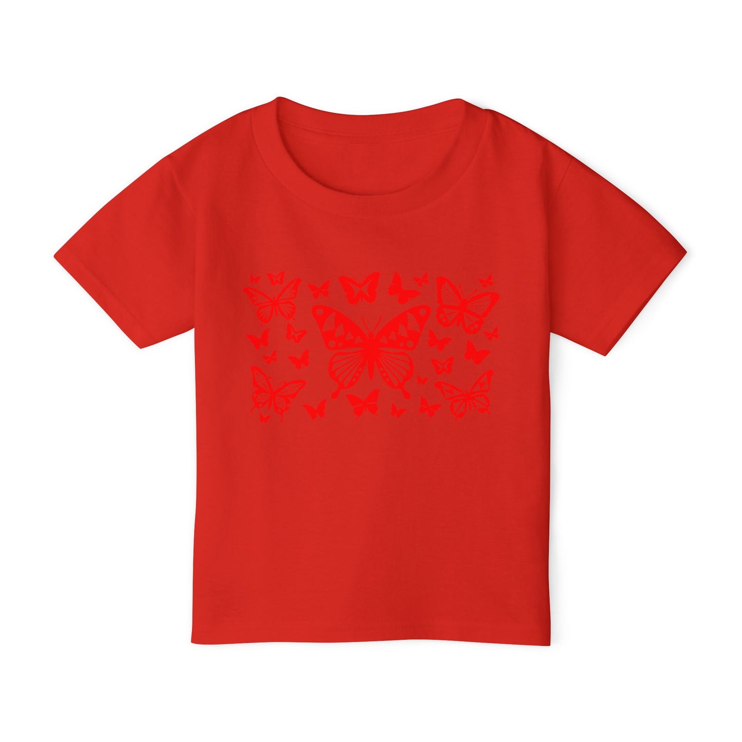 Red Native Butterflies Toddler T-Shirt
