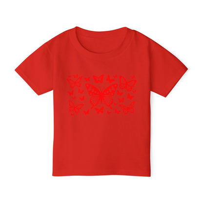 Red Native Butterflies Toddler T-Shirt