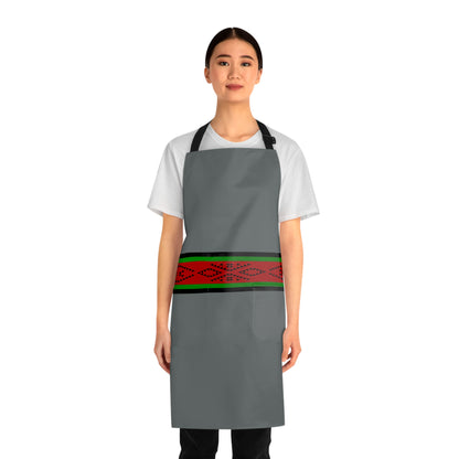 Dark Gray Belt of Life Two Pocket Apron
