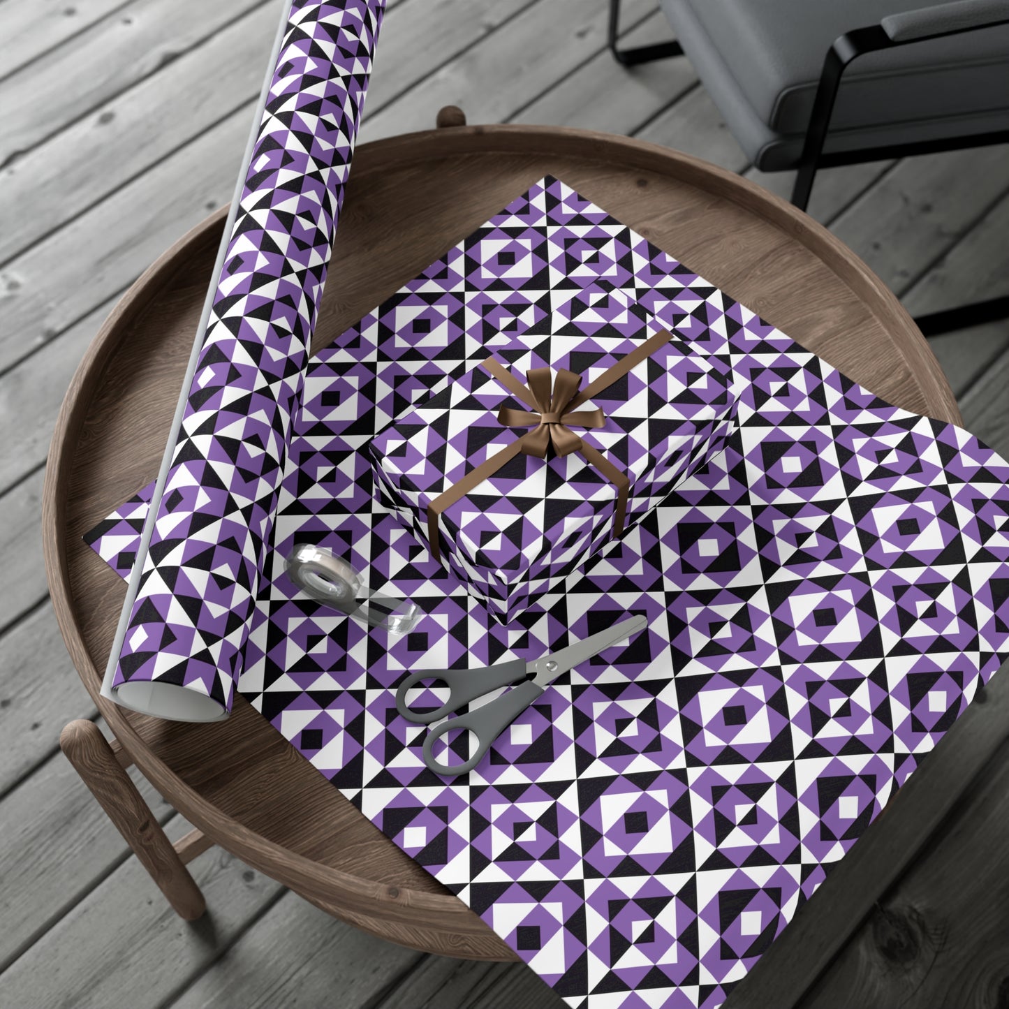 Light Purple Sacred Mountains Gift Wrap Papers