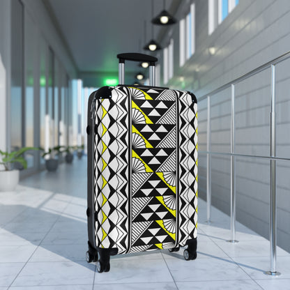 Southwest Rain and Sun in Yellow Suitcases