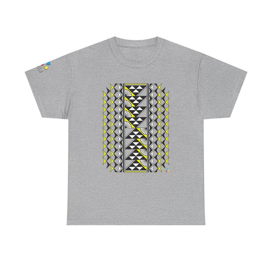 Sun and Rain in Yellow Gildan Unisex Tee