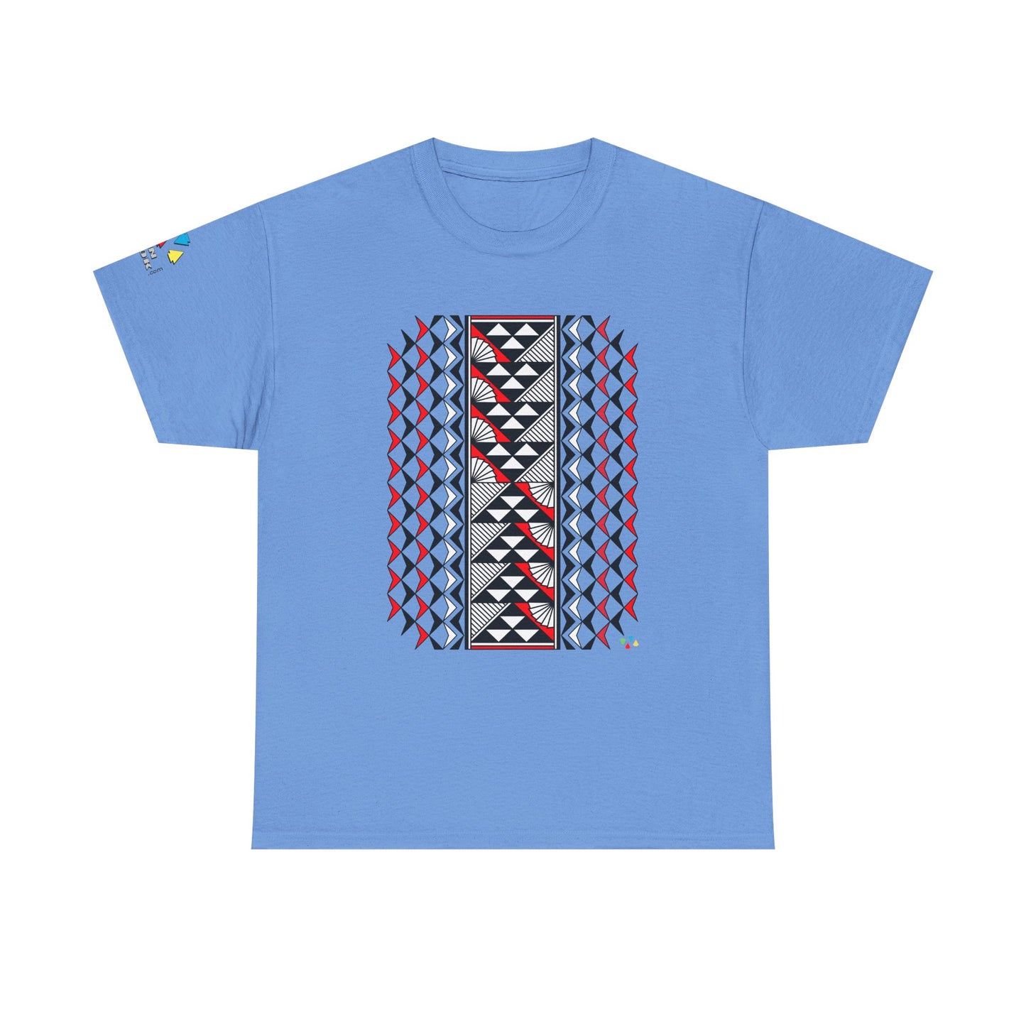 Sun and Rain in Red Gildan Unisex Tee