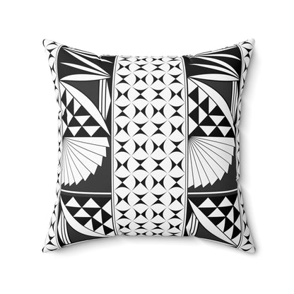 Southwest Sunrise in Charcoal Square Pillow