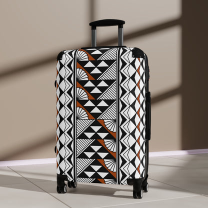 Rust Southwest Rain and Sun Suitcases