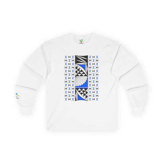 Southwest Sunrise in Blue Unisex Long Sleeve Tee