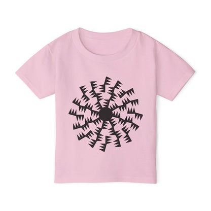 Sacred Solar Rays in Black Toddler T-Shirt