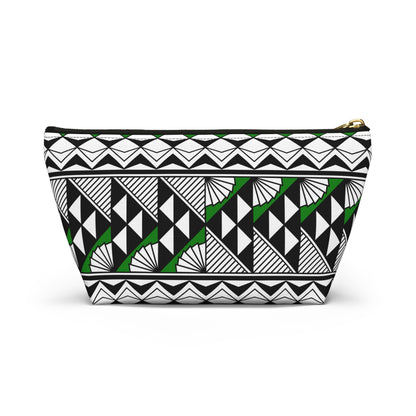 Sun and Rain in Green Pouch w T-bottom