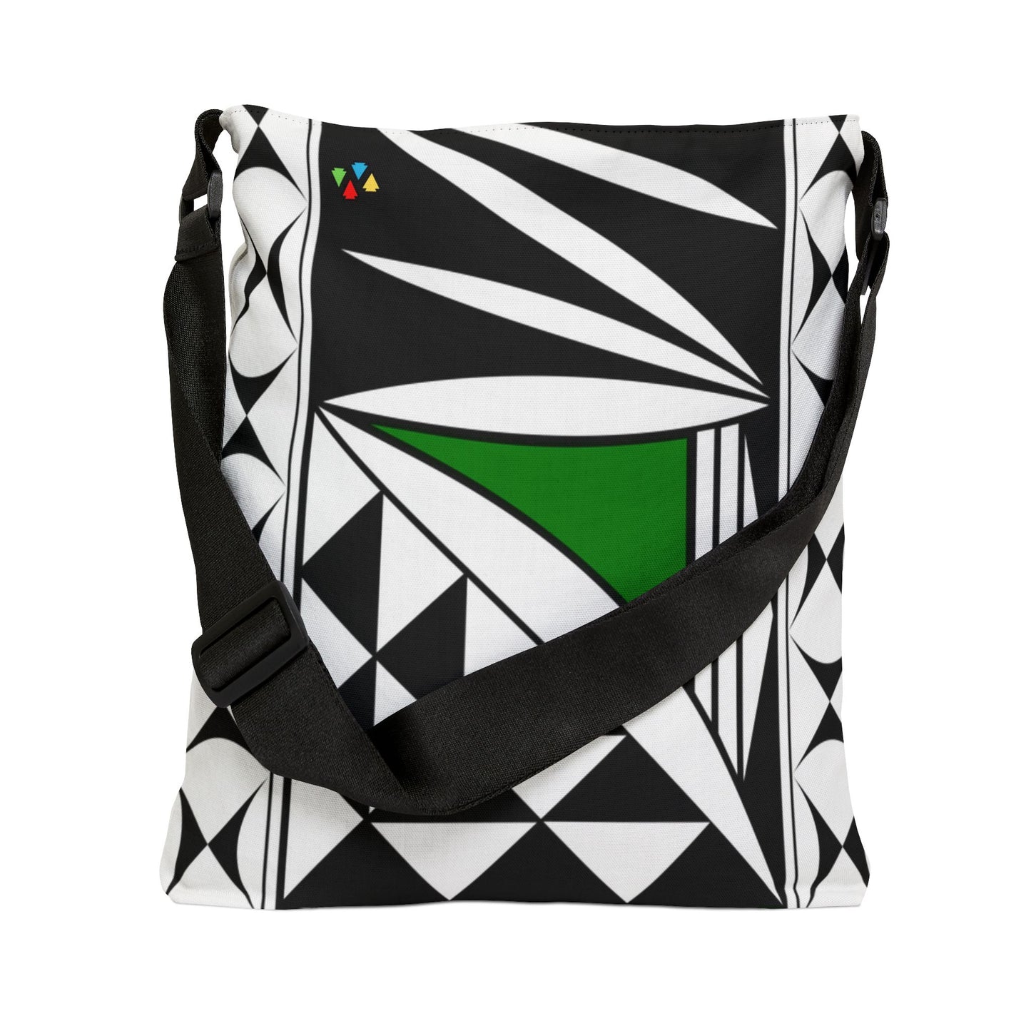 Green Southwest Sunrise Adjustable Tote Bag