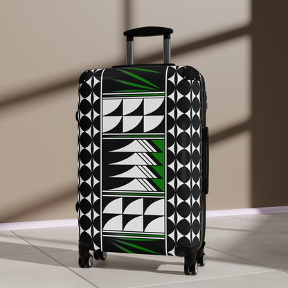 Blessed Feathers in Green Suitcases
