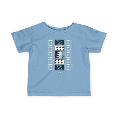 Turquoise Feather Blessings Infant Fine Jersey Tee