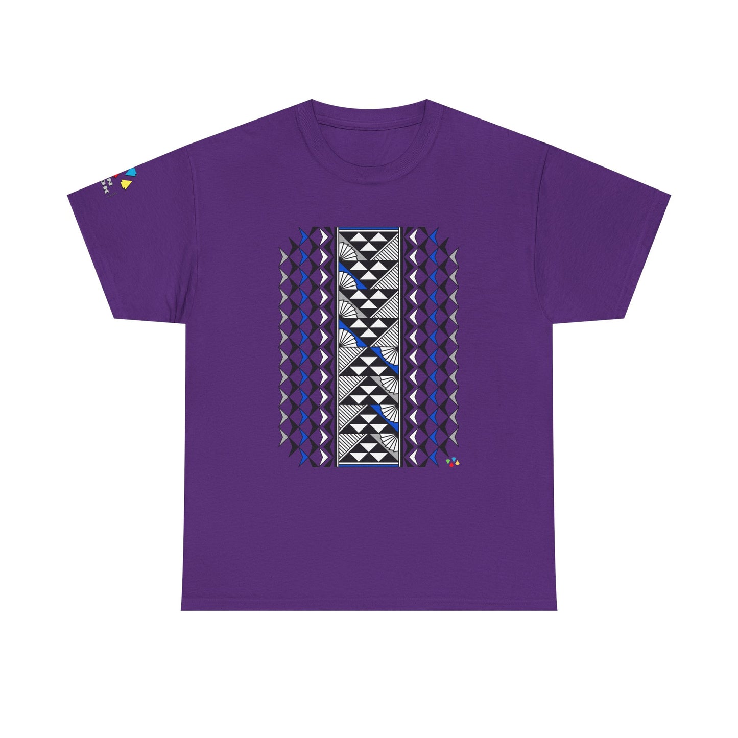 Sun and Rain in Blue/Silver Gildan Unisex Tee