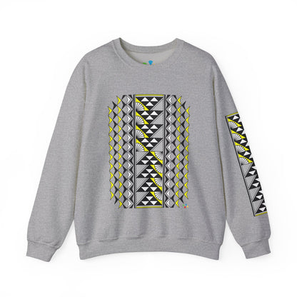 Sun and Rain in Yellow Unisex Sweatshirt
