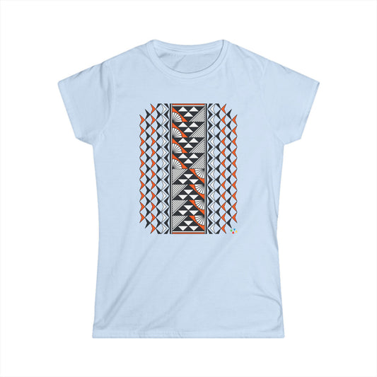 Orange Southwest Sun and Rain Women's Softstyle Tee