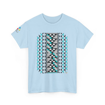 Sun and Rain in Turquoise Gildan Unisex Tee