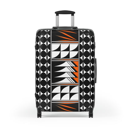 Blessed Feathers in Orange Suitcases