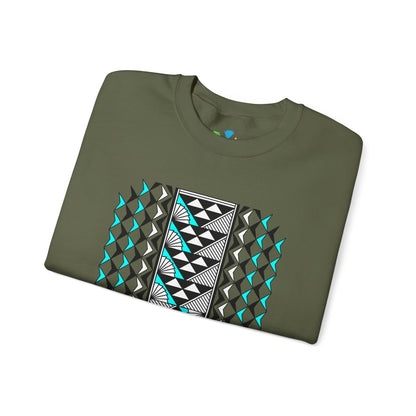 Sun and Rain in Turquoise Unisex Sweatshirt