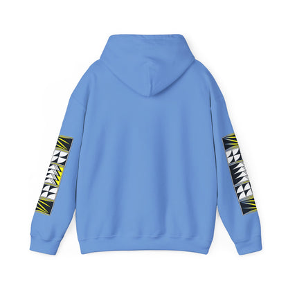 Blessed Feathers in Yellow Unisex Hoodie