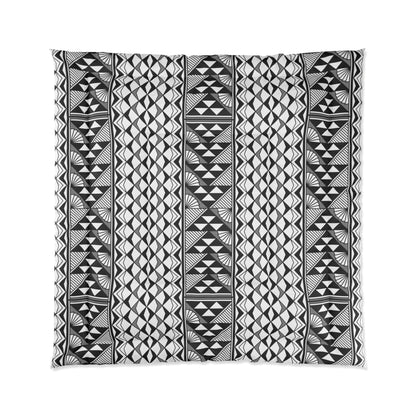 Southwest Rain and Sun in Gray Comforter