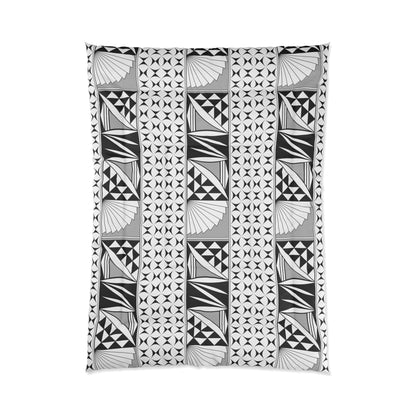 Southwest Sunrise in Gray Comforter