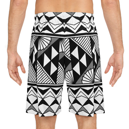 Sun and Rain in Gray Basketball Shorts