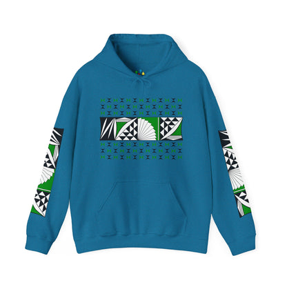 Southwest Sunrise in Green Unisex Hoodie