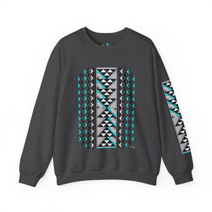 Sun and Rain in Turquoise Unisex Sweatshirt