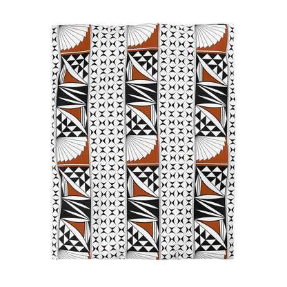 Southwest Sunrise in Rust Microfiber Duvet Cover