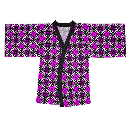 Sacred Winds in Pink Kimono Robe