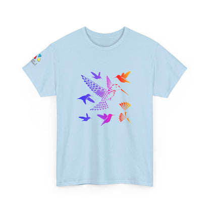 Rainbow Hummingbird Blessing Gildan Unisex Tee