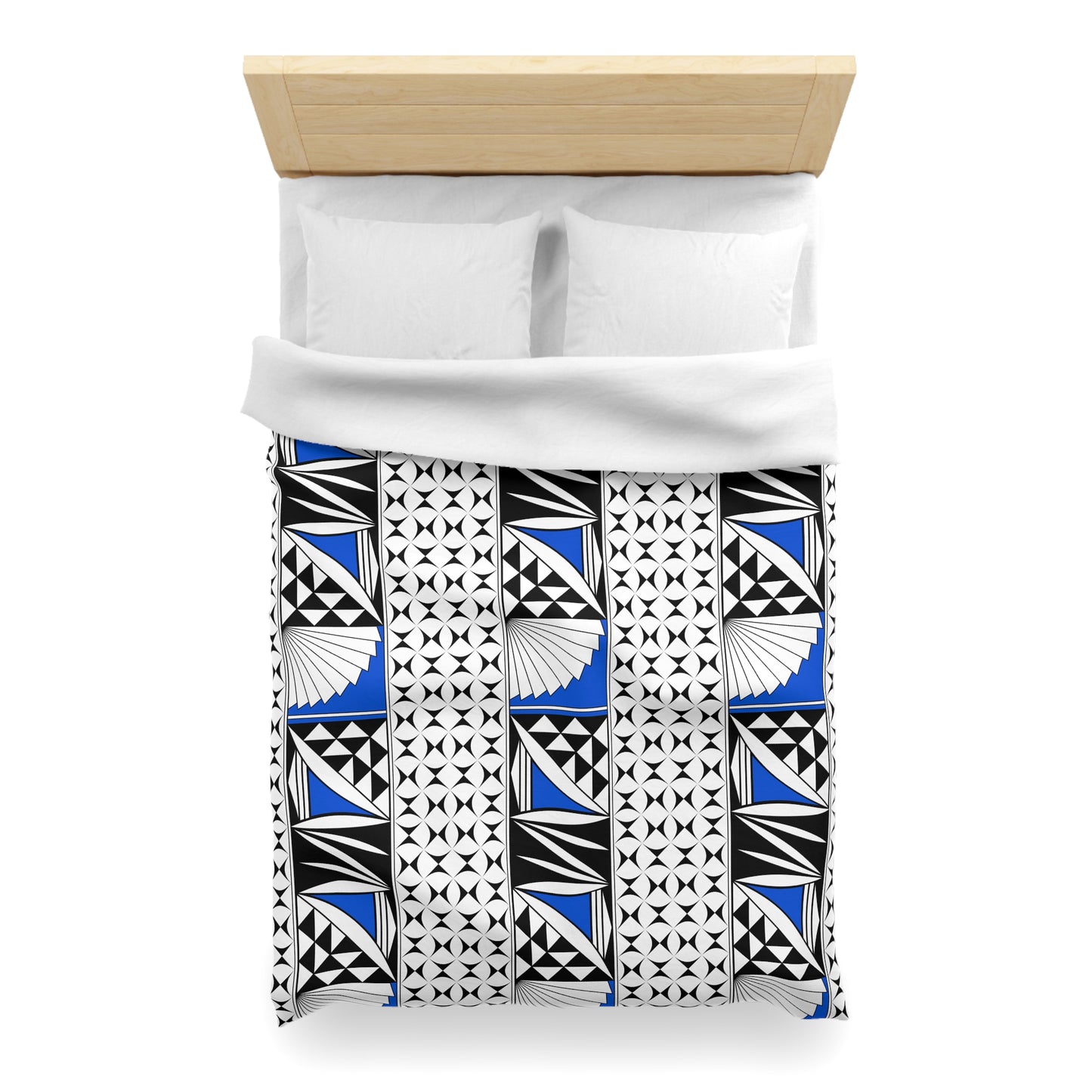 Southwest Sunrise in Blue Microfiber Duvet Cover