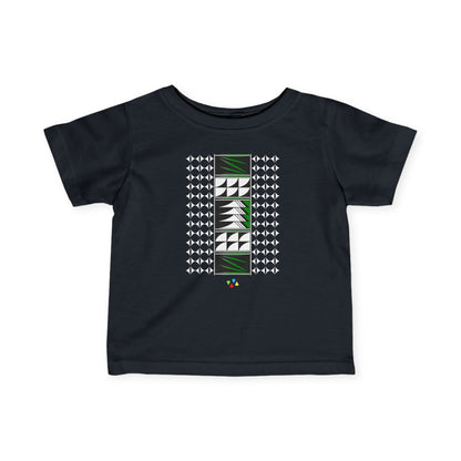 Green Feather Blessings Infant Fine Jersey Tee