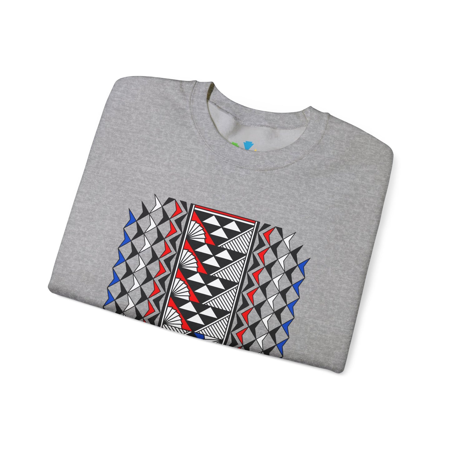 Sun and Rain in Red/White/Blue Unisex Sweatshirt