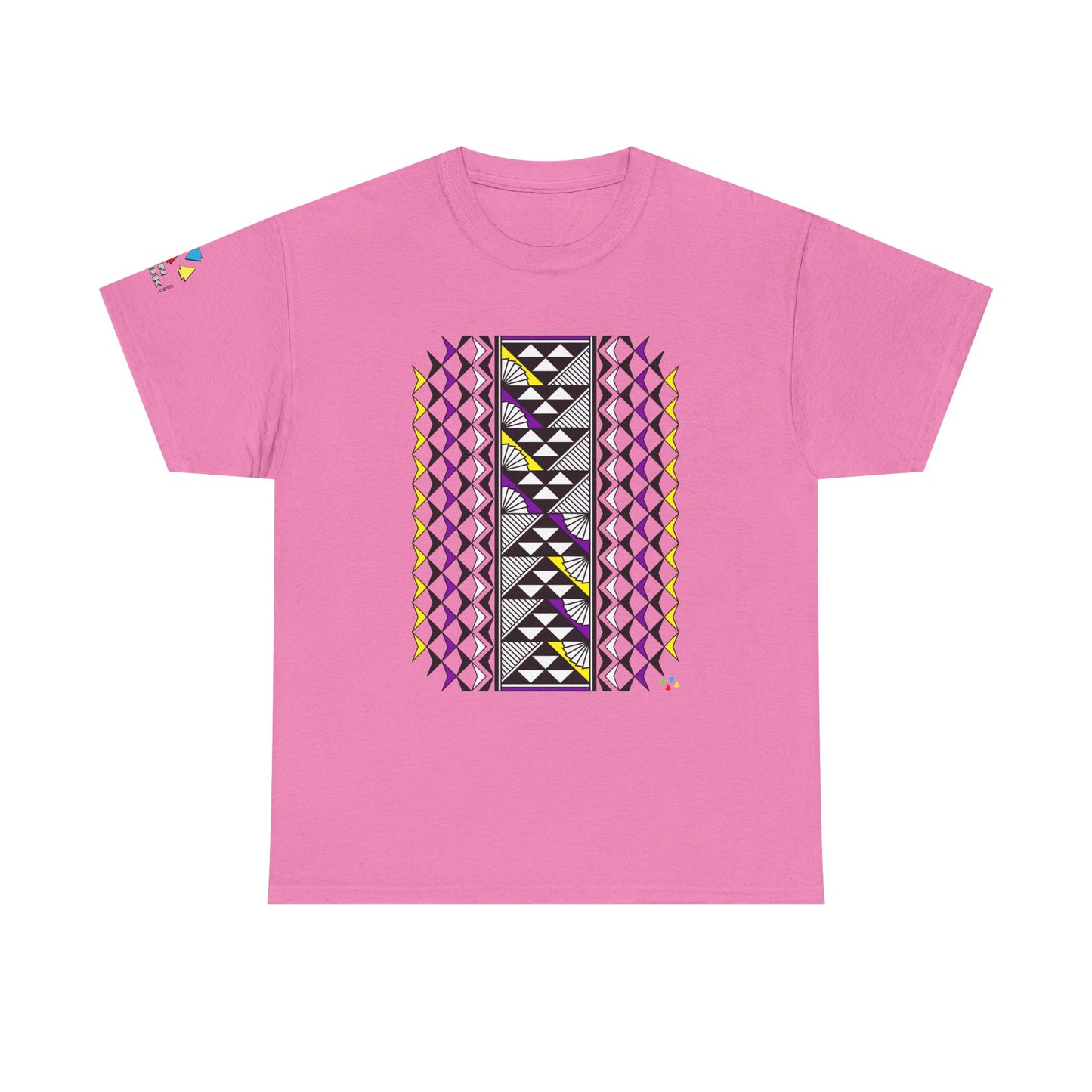 Sun and Rain in Purple/ Yellow Gildan Unisex Tee