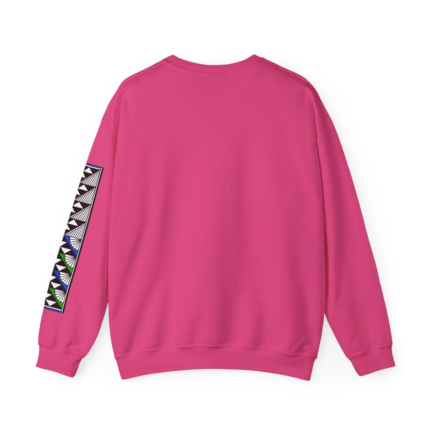 Sun and Rain in Green/Blue Unisex Sweatshirt