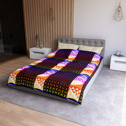 Rainbow Sunrise Microfiber Duvet Cover