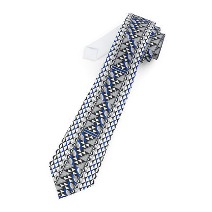 Blue Sun and Rain Necktie