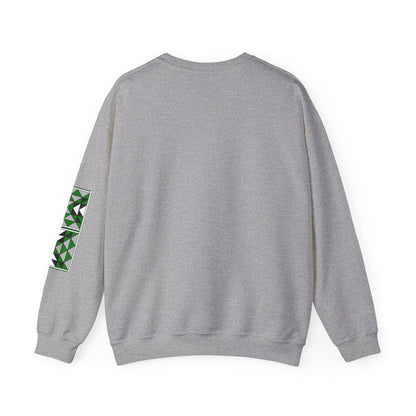 Sacred Mountains in Green Unisex Sweatshirt