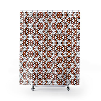 Southwest Native Snowflake Shower Curtains