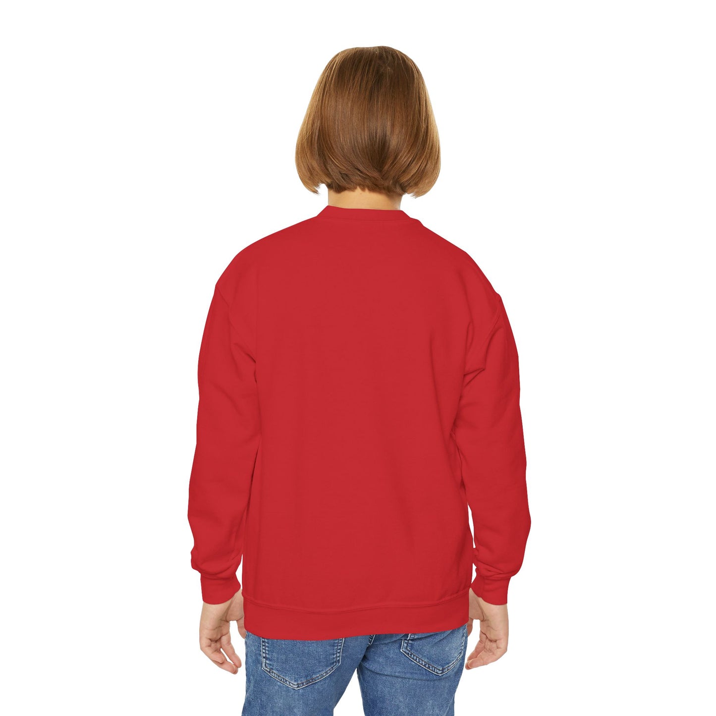 Rain and Sun in Turquoise Youth Crewneck Sweatshirt