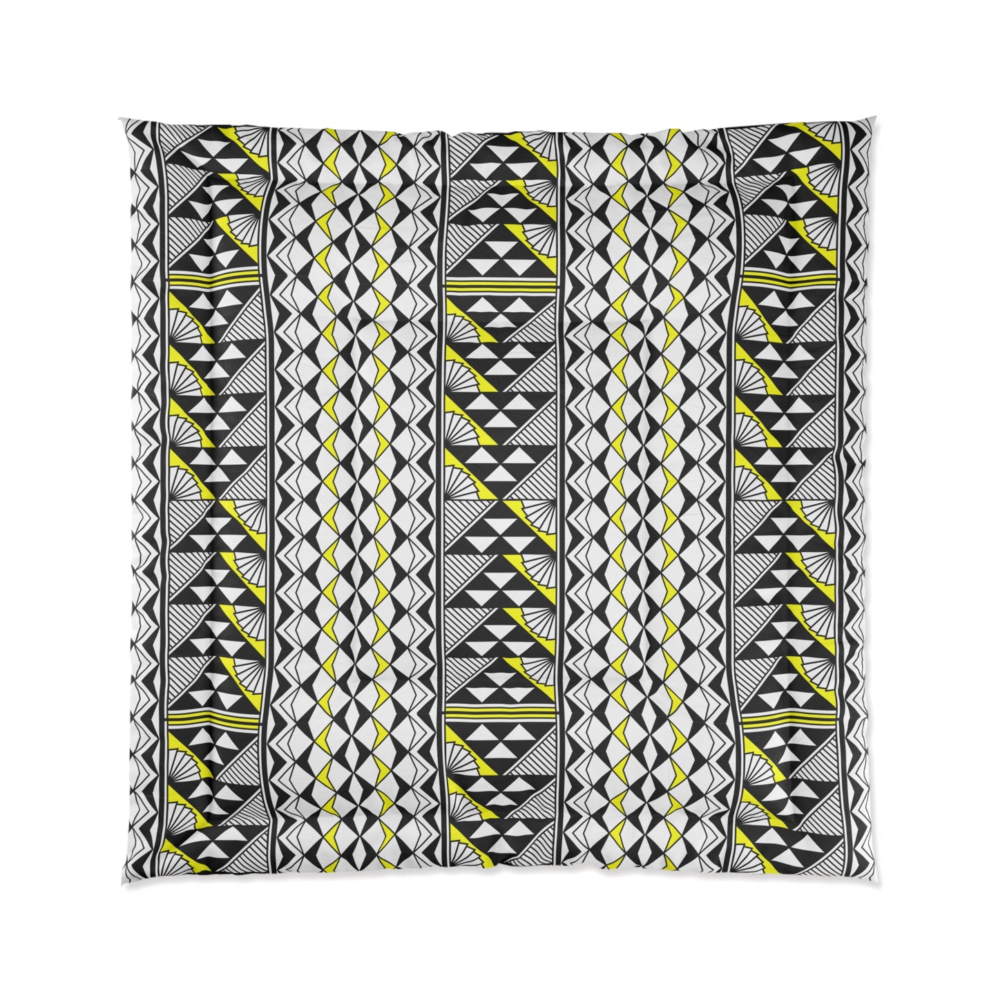 Southwest Rain and Sun in Yellow Comforter