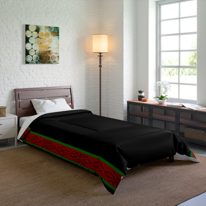 Southwest Belt of Life in Black Comforter