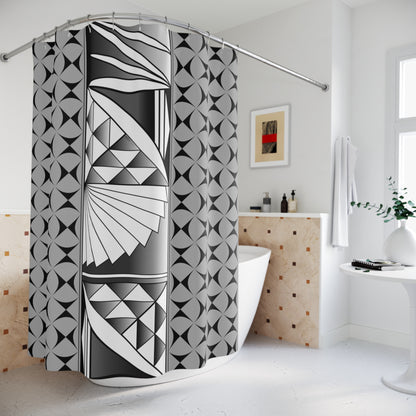 Chrome Native Sunrise Shower Curtains