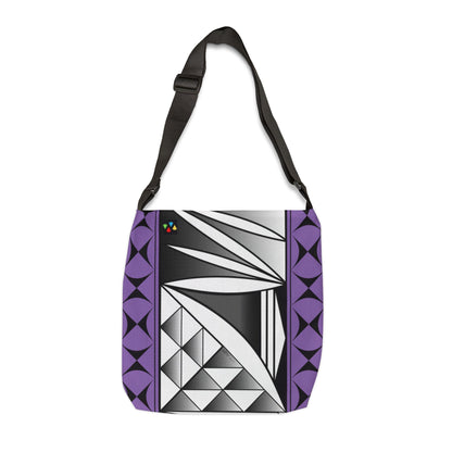 Purple Chrome Southwest Sunrise Adjustable Tote Bag