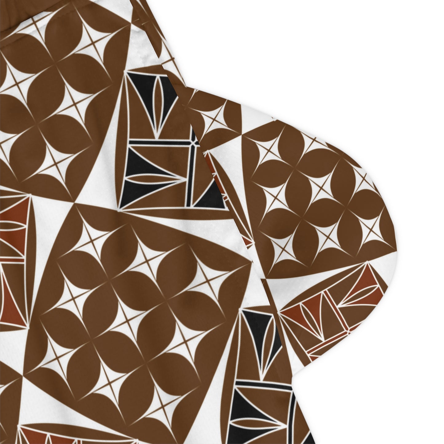 Sacred Universe in Brown Basketball Rib Shorts