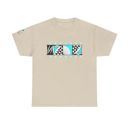 Southwest Sunrise 2 in Turquoise Gildan Unisex Tee