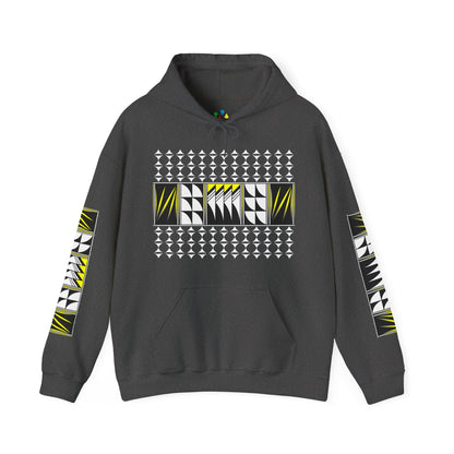 Blessed Feathers in Yellow Unisex Hoodie